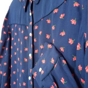 70s Western Vintage Shirt Blouse